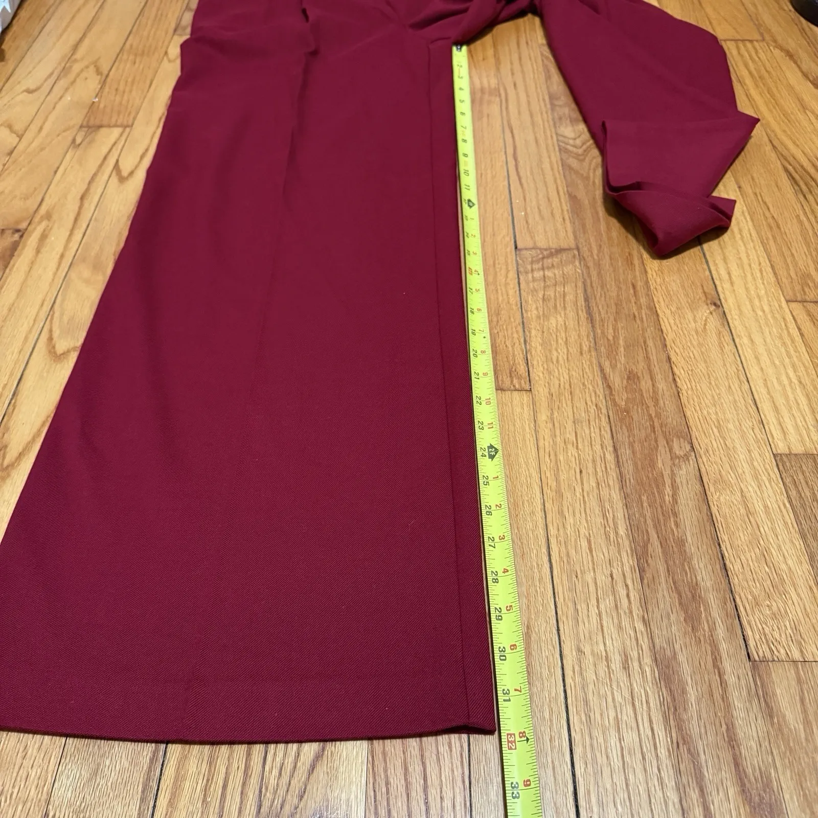 Ann Taylor NWT The Statement Palazzo Pant in Cherry Pie Red Size 0 - Image 8