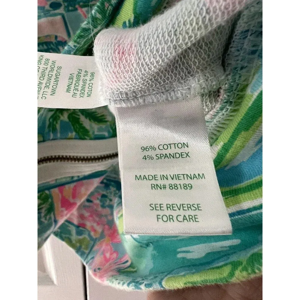 Lilly Pulitzer Jacket Full Zip honda Classic Multi Color Rare Women’s Size XXS - Image 12