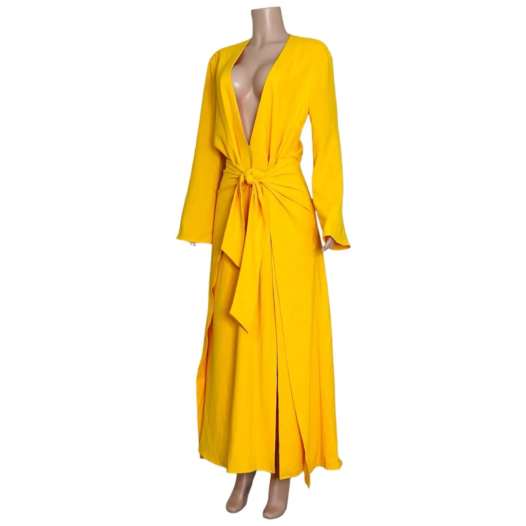 CAMILA COELHO Millie Maxi Dress, Mango, Medium - Image 8