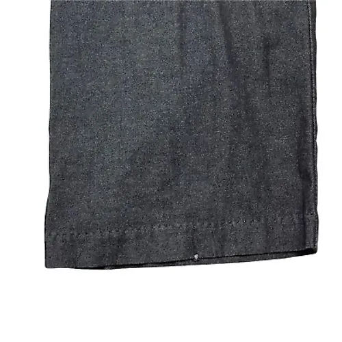 Free People‎ Jeans Womens Size 31X27 Black Distressed Denim Stretch Crop - Image 3