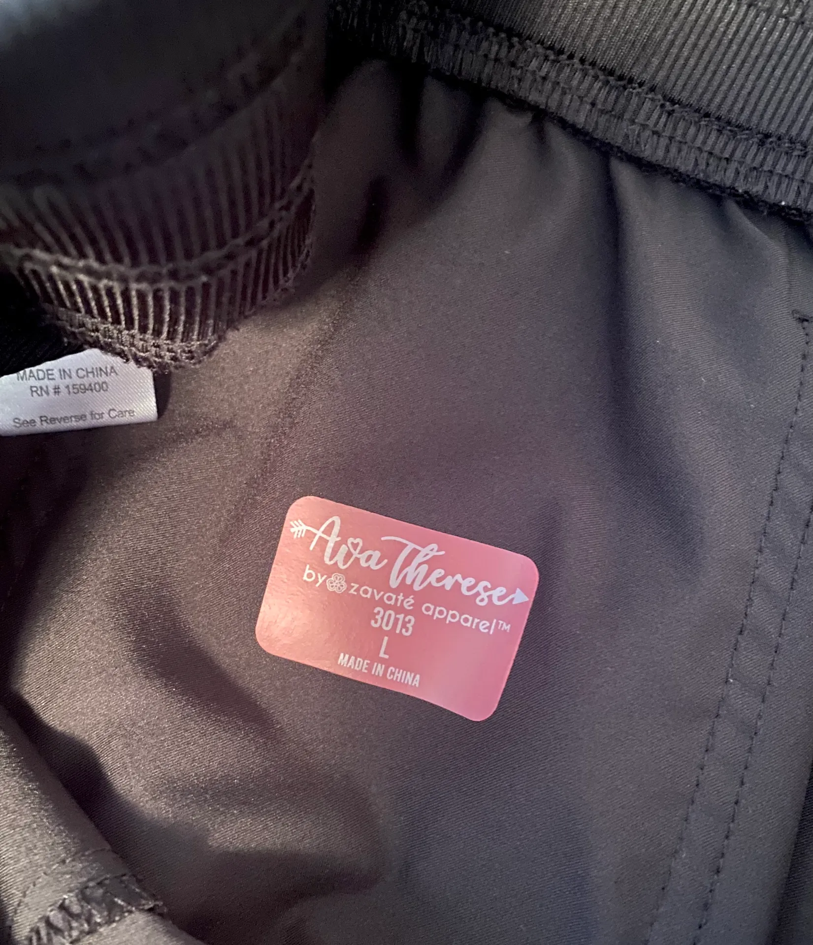 Black Scrub Set Size L - Image 4