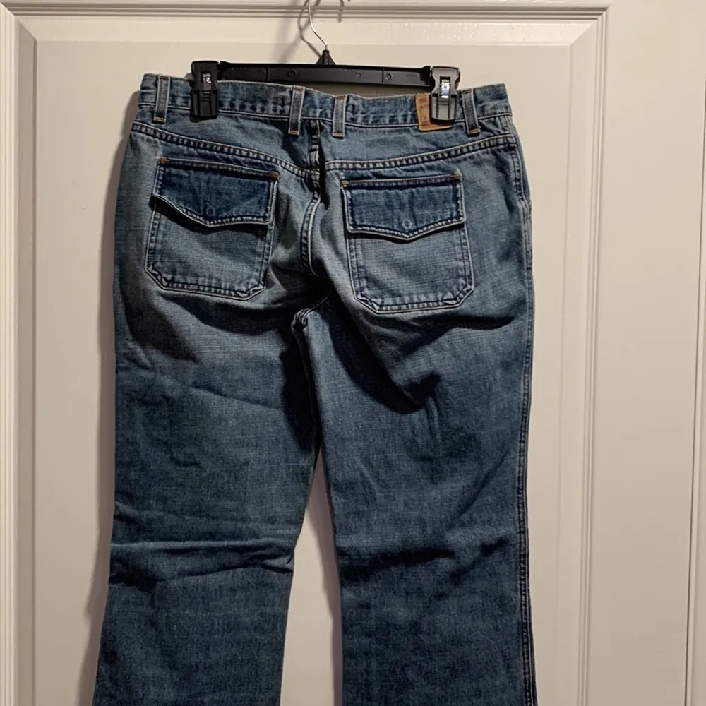 Women's Vintage VTG Express Denim Blue Bootcut Jeans Size 11/12 GUC #3317 - Image 5