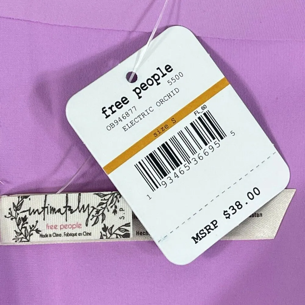 Free People Intimately Nina Bandeau Small Strapless Electric Orchid Strapless - Image 5