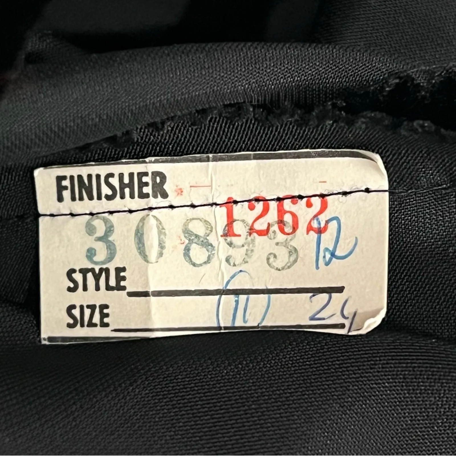 Vintage Dress Medium Formal Cocktail Velvet Glam Special RARE Avant Garde 80s Black - Image 14