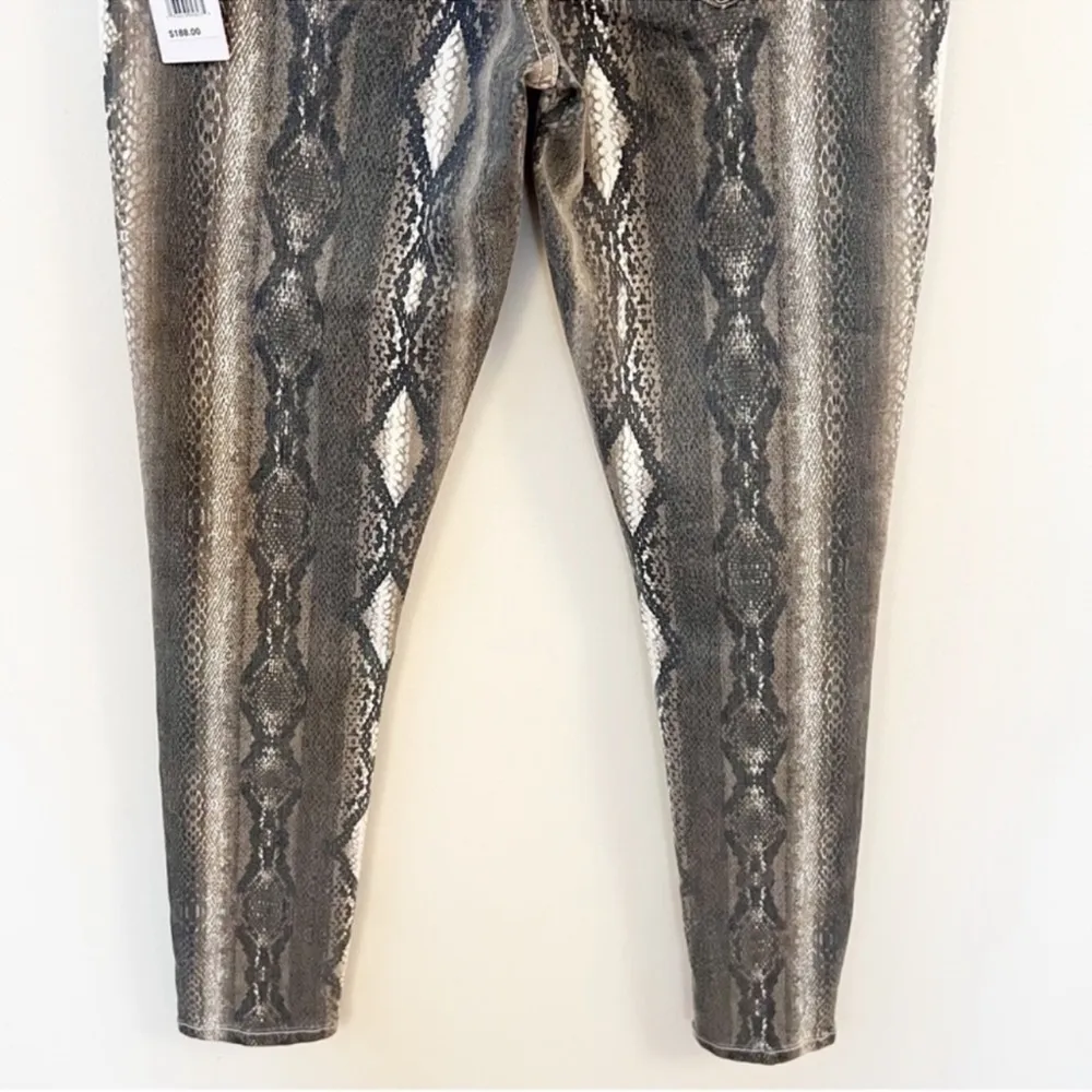 Joe’s Jeans NEW Gray Snakeskin Pattern Jeans Icon Mid Rise Skinny Ankle Size 25 - Image 7