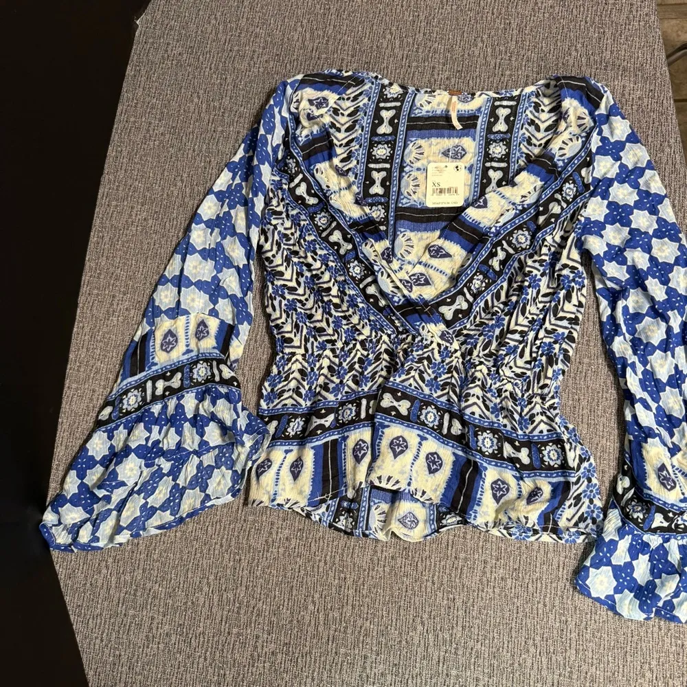 Free People Rosalie Wrap Top - Image 15