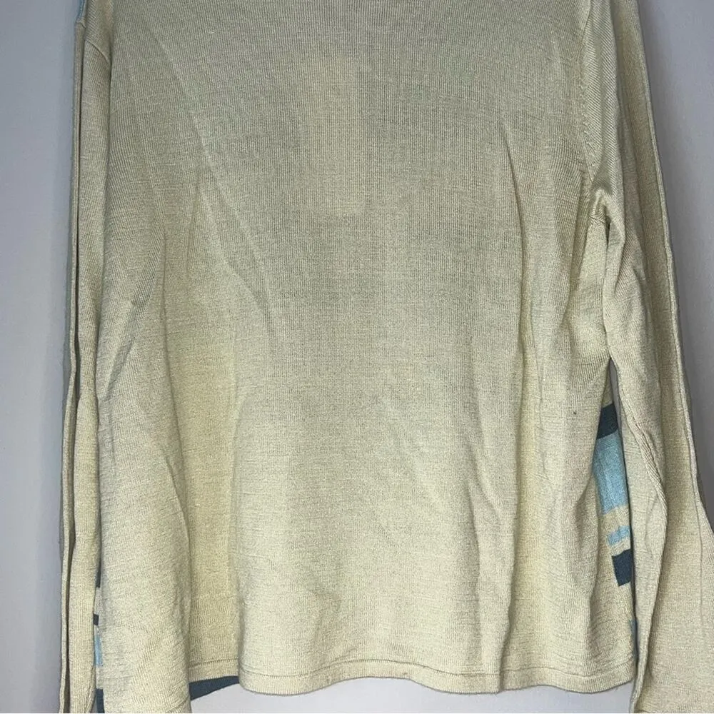 NWT! Norton Studio Long Sleeve V - Image 10