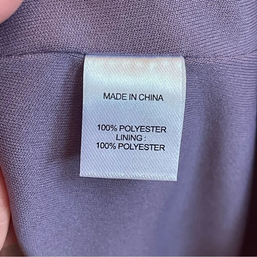 Anthropologie Drew Floral Halter Tiered Mini Dress Pink-Purple Sz M - Image 9