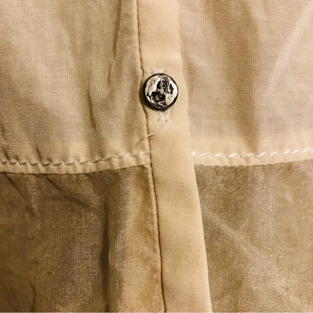 Helmut Lang Ivory Silk Blouse M - Image 6