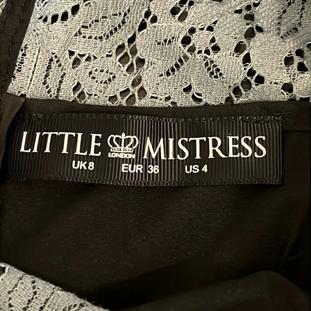 Little Mistress Lace Midi Pencil Dress With Contrast Panel size 4 - Image 4