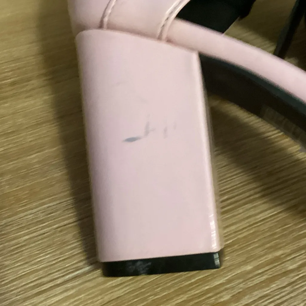 Forever 21 Light Pink Wedge Sandals see last two pictures call out - Image 2