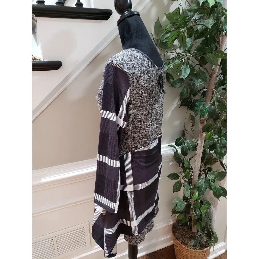 Reborn Women Multicolor Acrylic Casual Round Neck Long Sleeve Sweater Size Large - Image 6