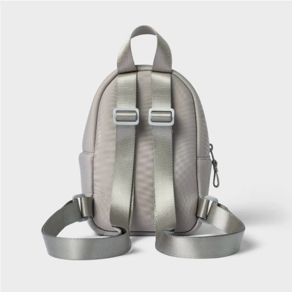 Stylish 8.5 Neoprene Mini Backpack in Gray - All In Motion - Image 5