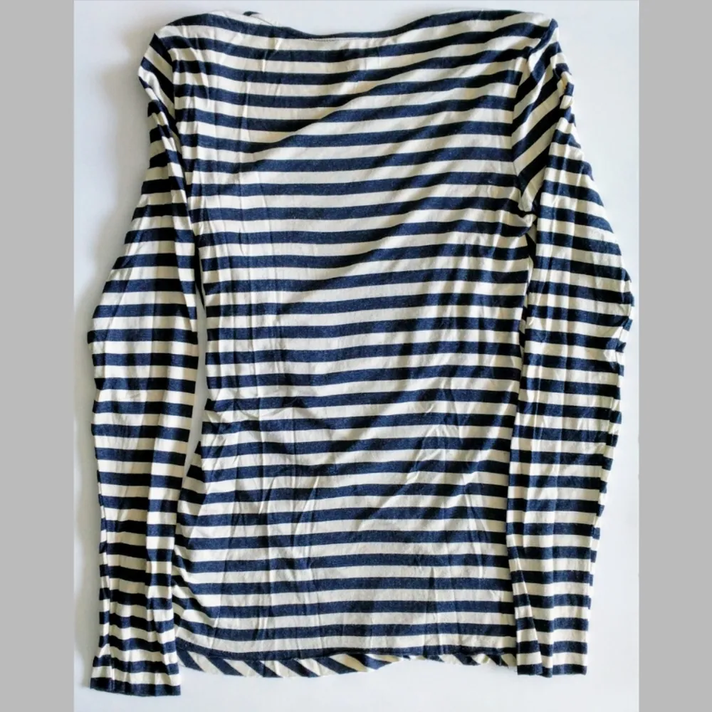 Bailey44 Navy stripe Bailey 44 long sleeve top size M - Image 4