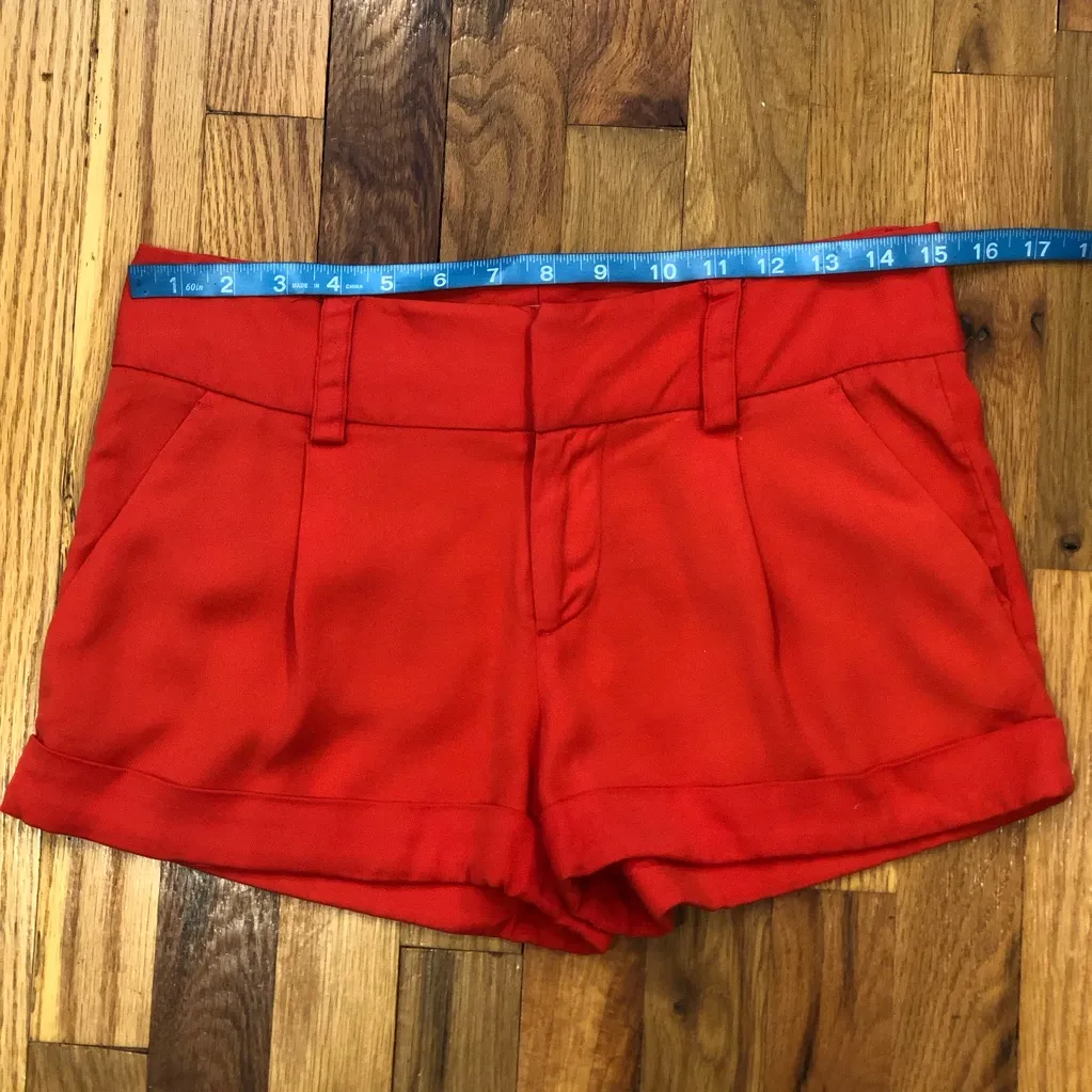 Alice + Olivia  Red Women's Shorts - Image 6
