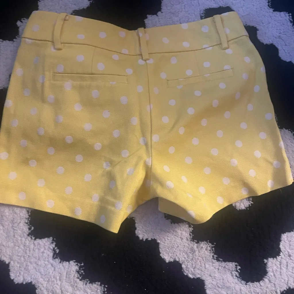 Ann Taylor Yellow High Waist Shorts - Image 2