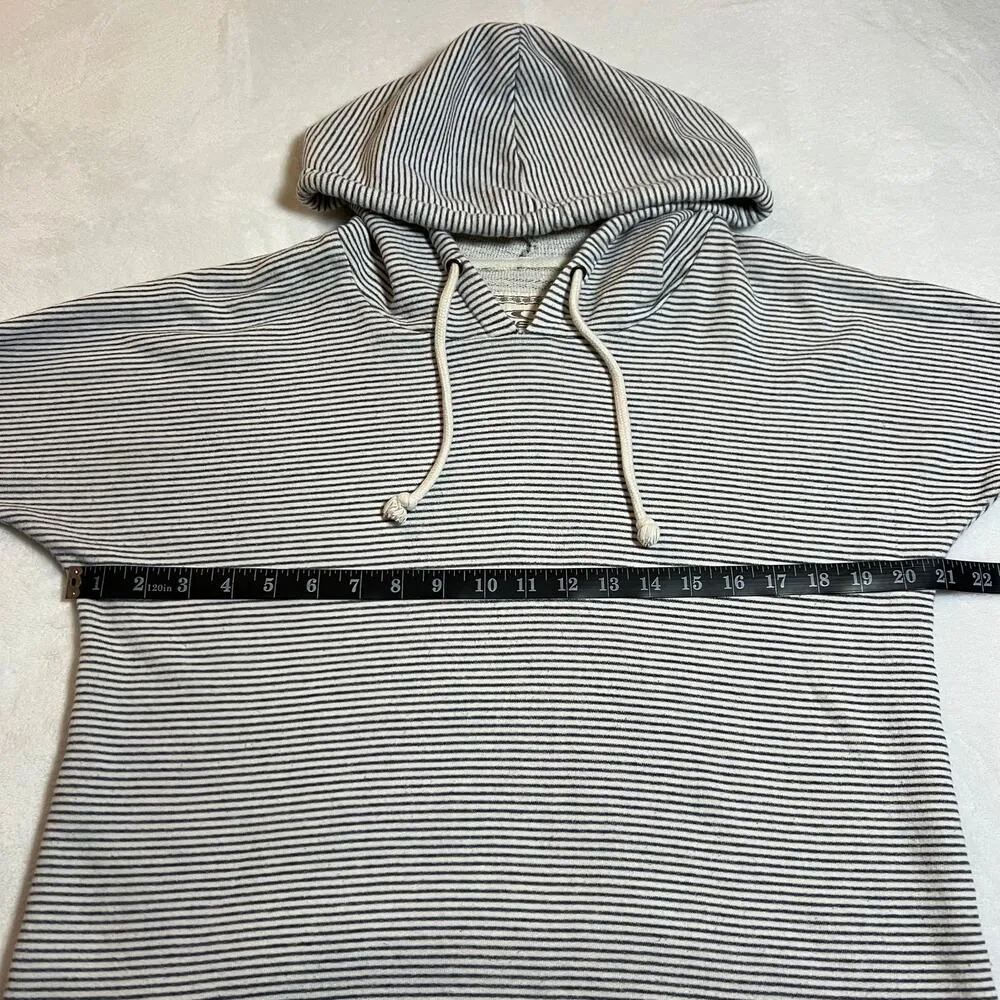 O'Neill Stripe French Terry Pullover Sweatshirt Hoodie Size Medium Beach Coastal - Image 6
