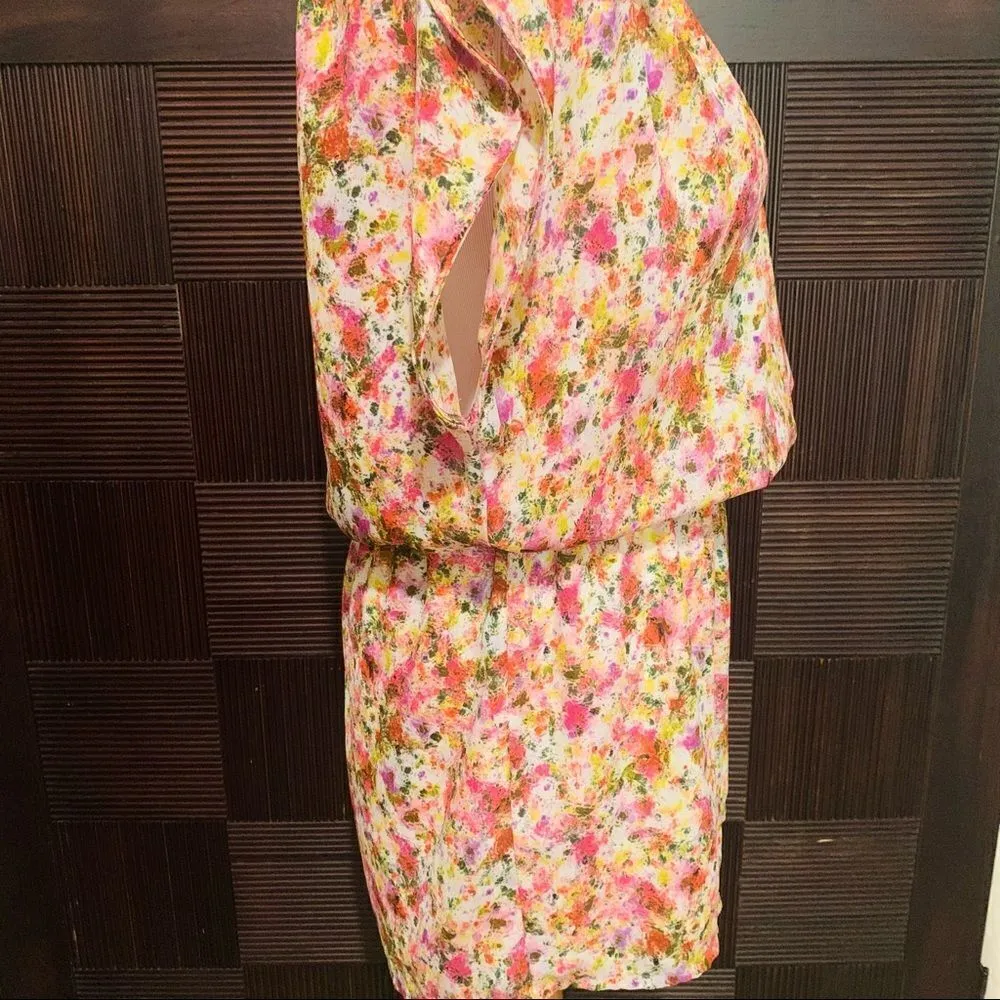 Aqua Brand watercolor floral romper NWT - Image 5