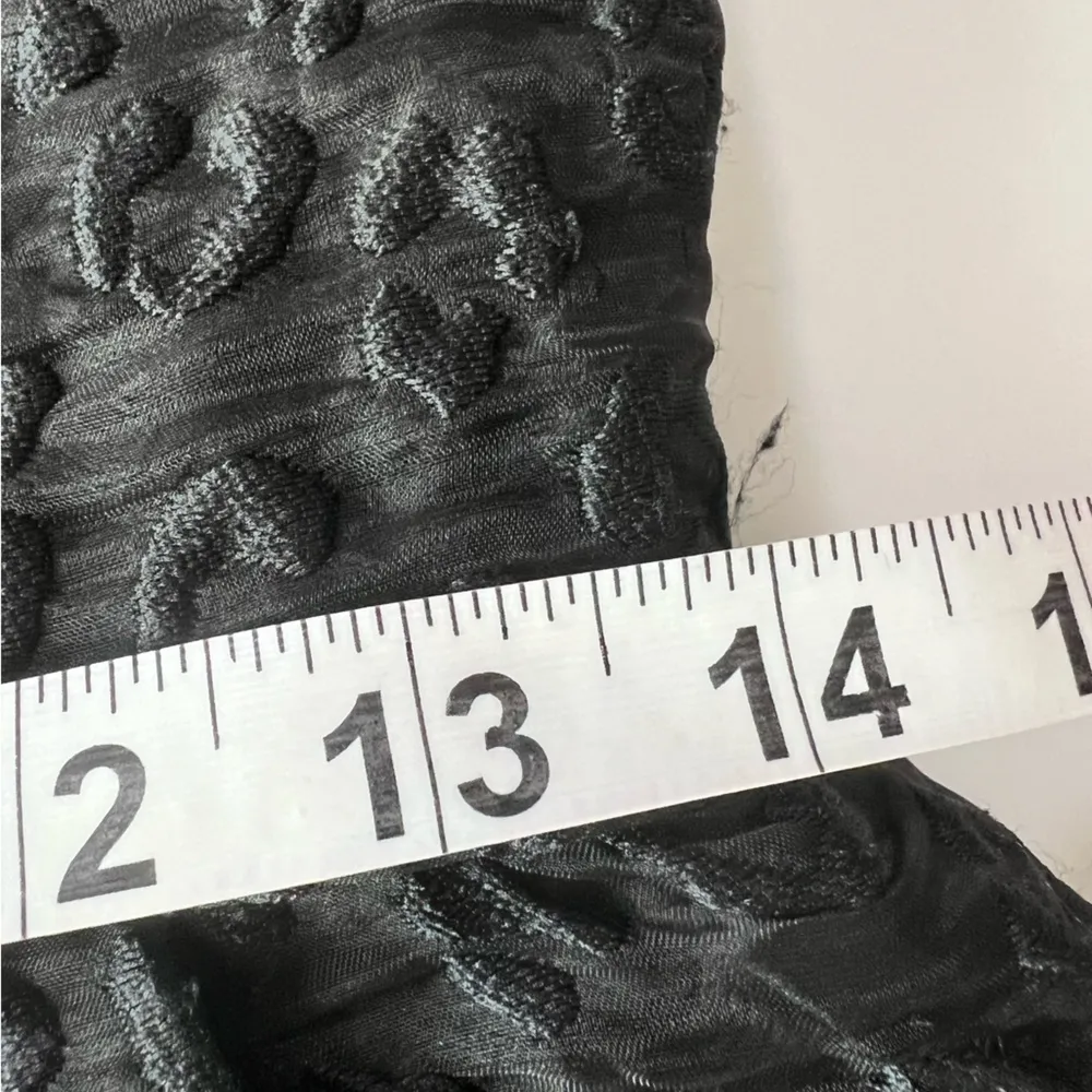 Cynthia Rowley Black High-Low Crinkle Textured Dress Event Gala Sz 4 (Fits Med) - Image 9