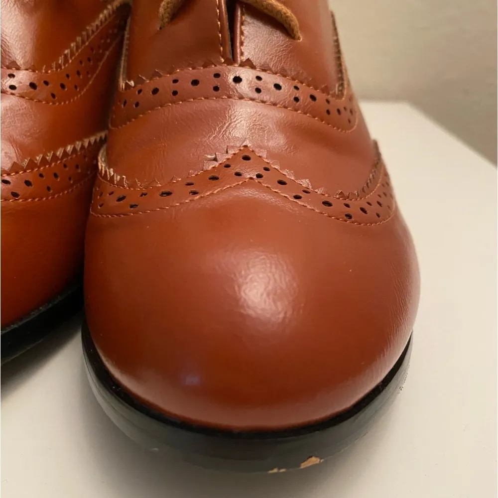 Dema brown Oxford heel bootie Size undefined - Image 2