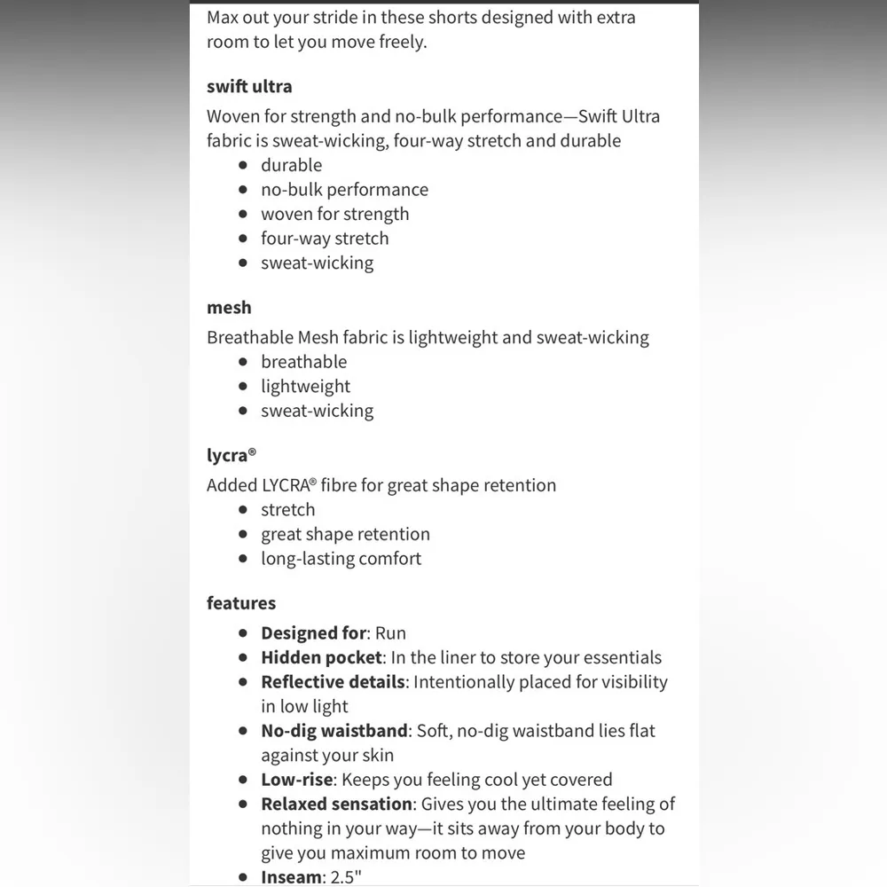 Lululemon Hotty Hot Short Mini Antique Paisley White Black / Black Size 12 - Image 14