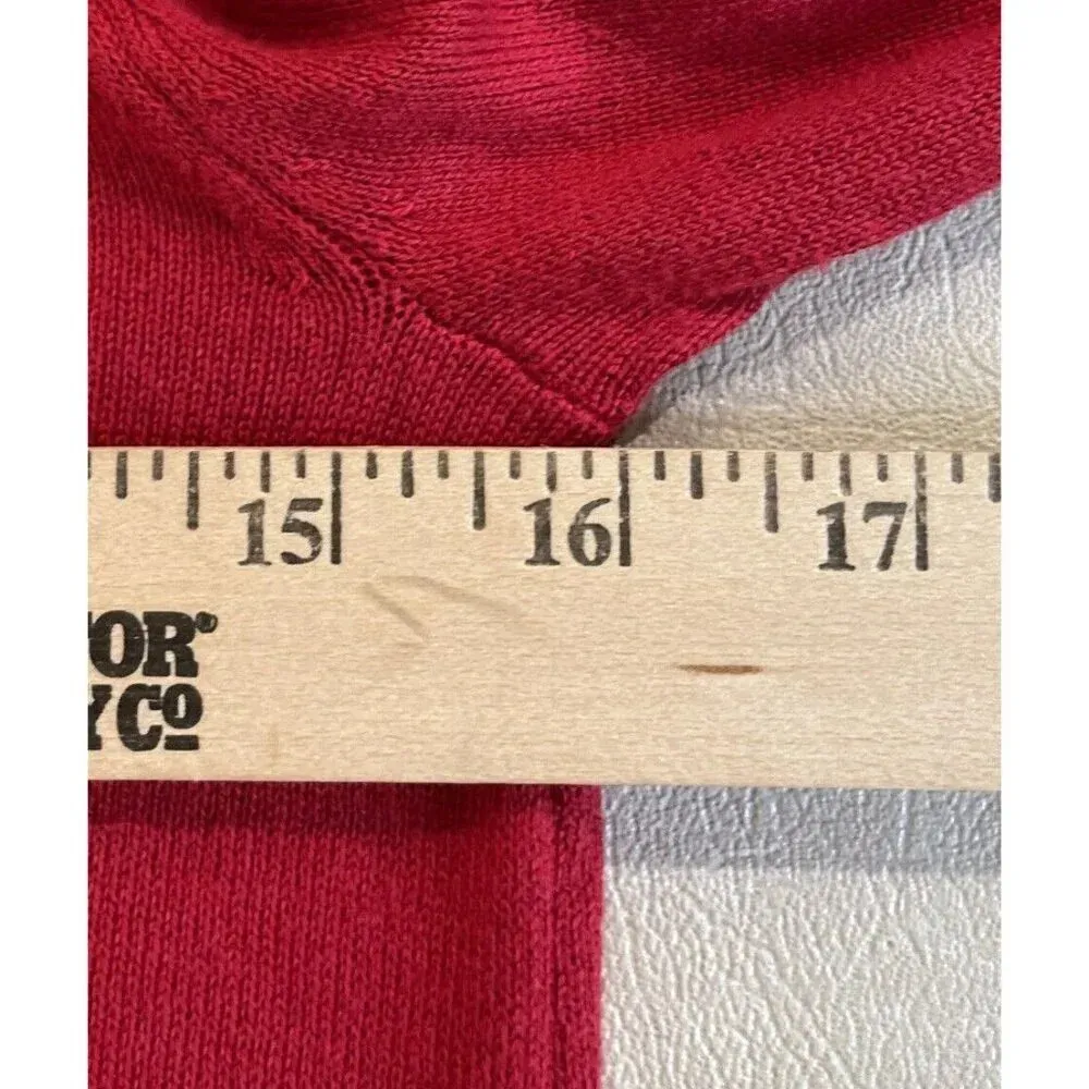 Dana Buchman Women’s XS‎ Red Chili Pepper Rhinestone Sweater Top Sparkly NEW - Image 5