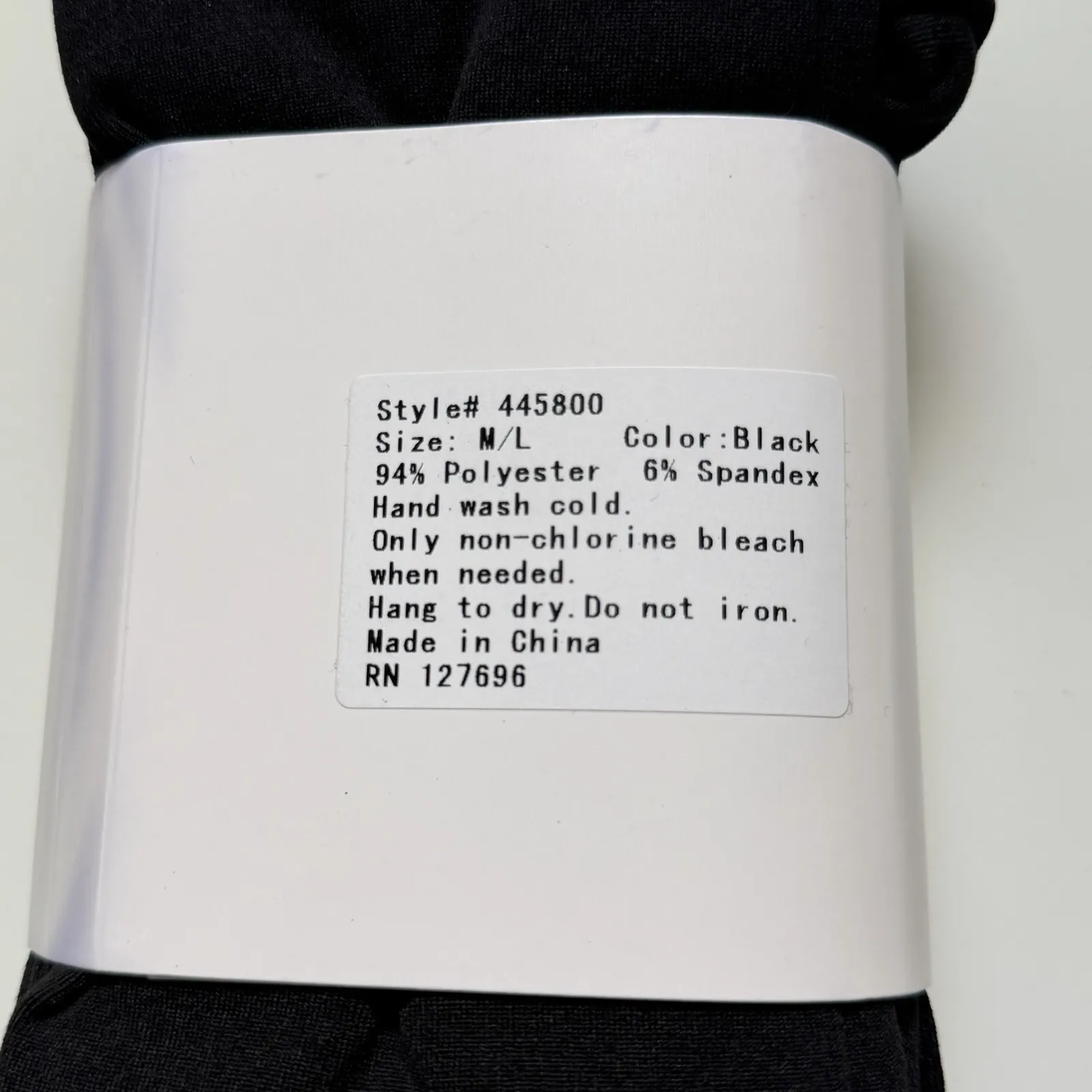 Joan Boyce Footless Tights Black Rhinestone Jeweled Tapered Leg HSN 445800 M/L - Image 5