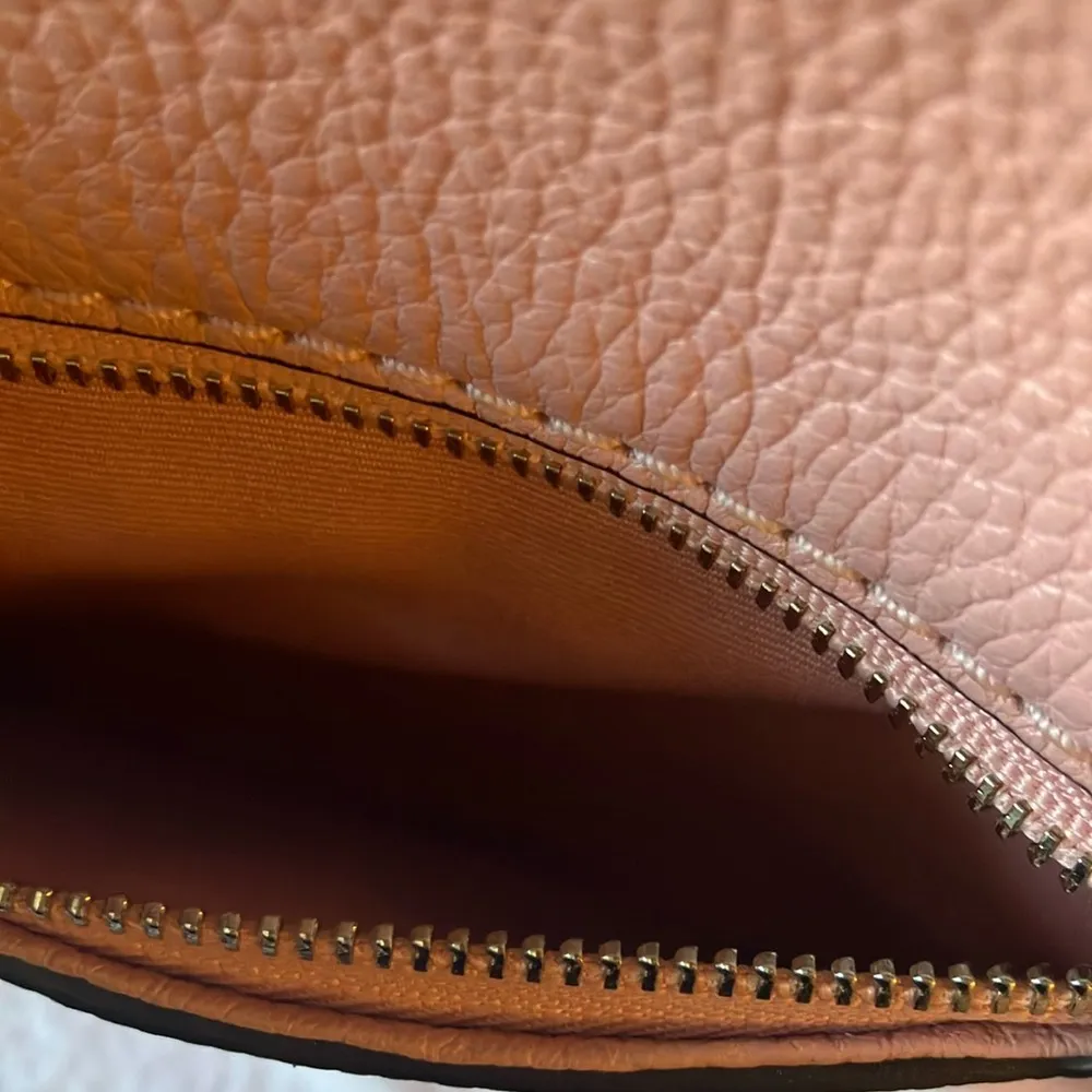 Coach: Pink Andi (F30530) Mini Leather Backpack- Silver Tone - Image 13