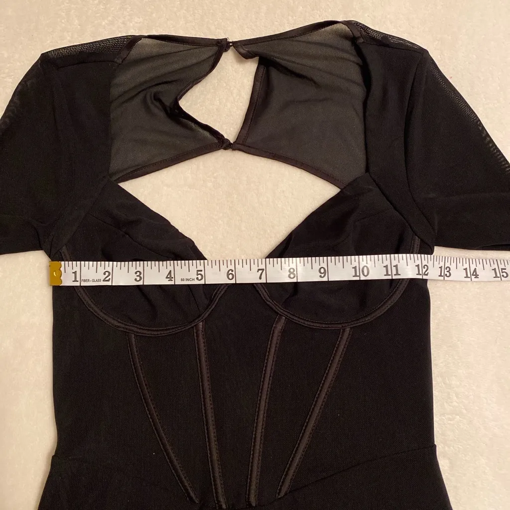 Hello Molly Black Dress - Image 4