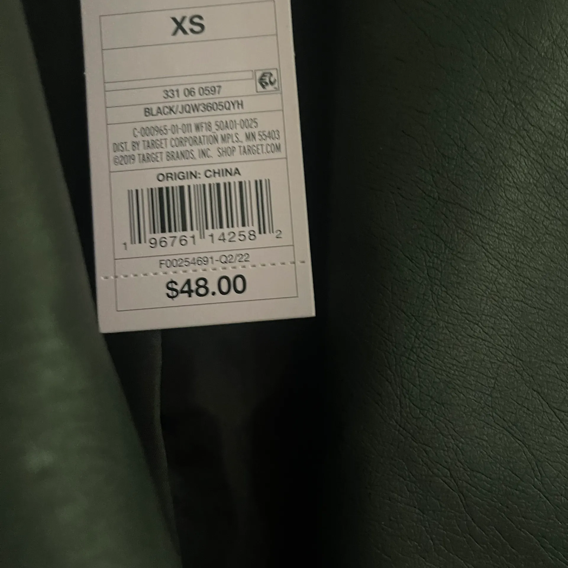 Wild Fable Target Fall Winter Back Split Leather Trench Coat - Image 8