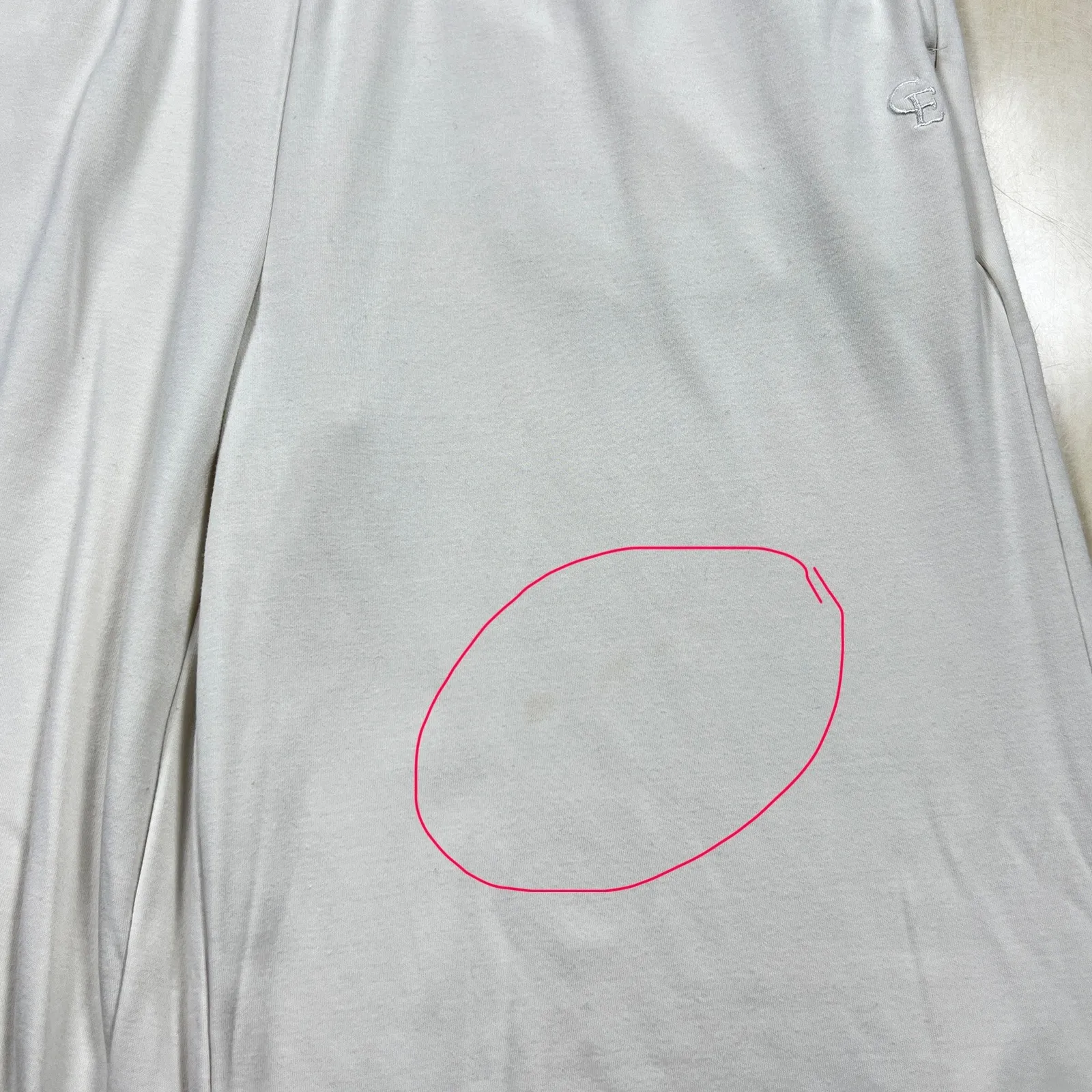 Cozy Earth Wide Leg Lounge Pants XS White Elastic Waist Comfy Flowy - Image 12