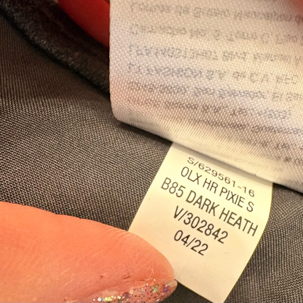 Old Navy  Pixie Straight Dark Heather Gray High-Rise Work Pants Size 12 - Image 9