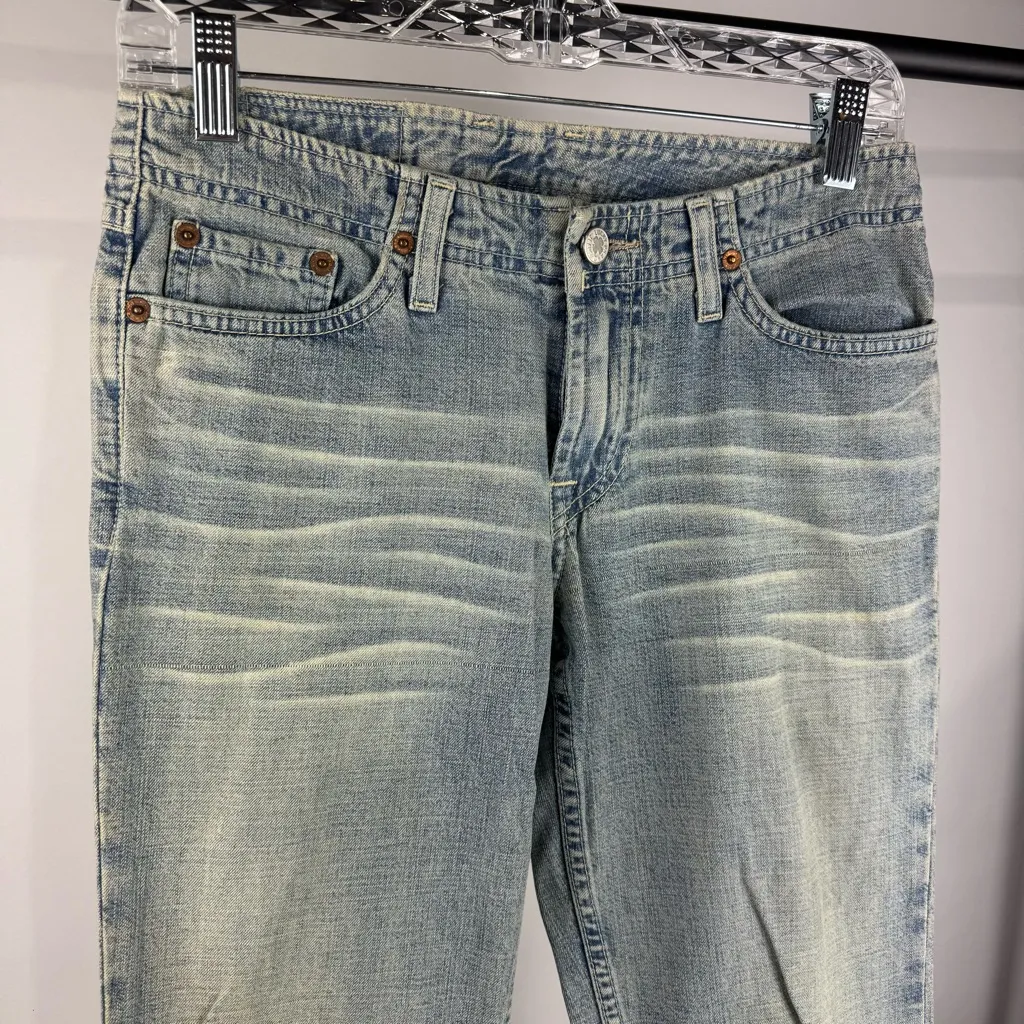 Vintage Y2K Lucky Brand Wonder Jean Long Length Size 0/25 - Image 2