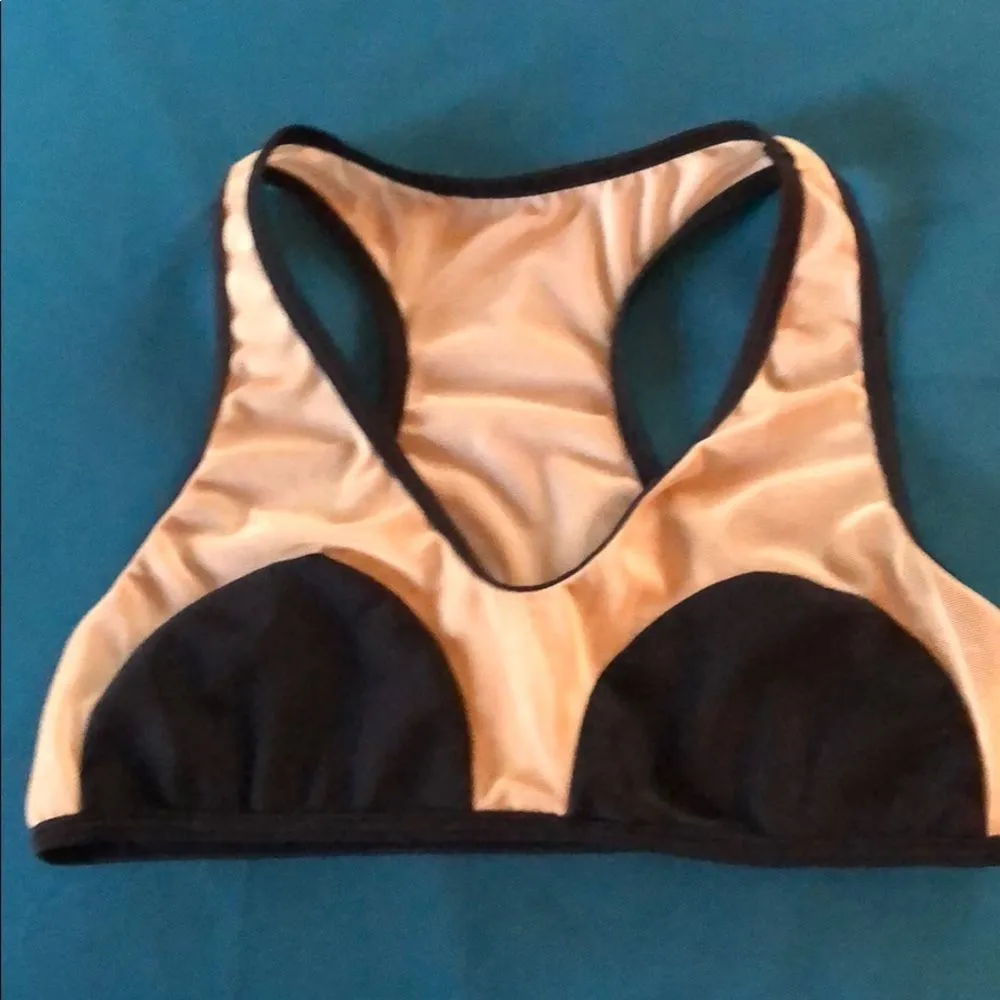 Mandalynn Dylan Mesh Bikini‎ Top Black Size M - Image 4