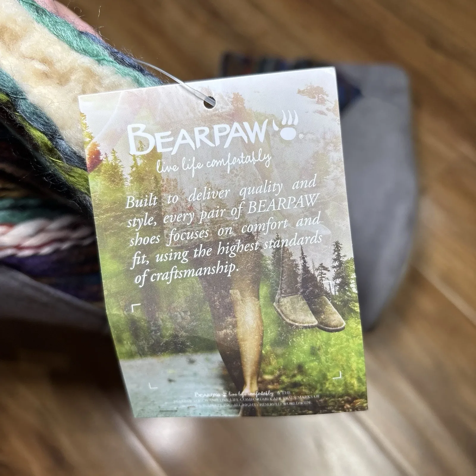 BEARPAW® Natoma III Aztec-Inspired Travel Boot NEW with Tag Gray Size 8‎ Lined - Image 6