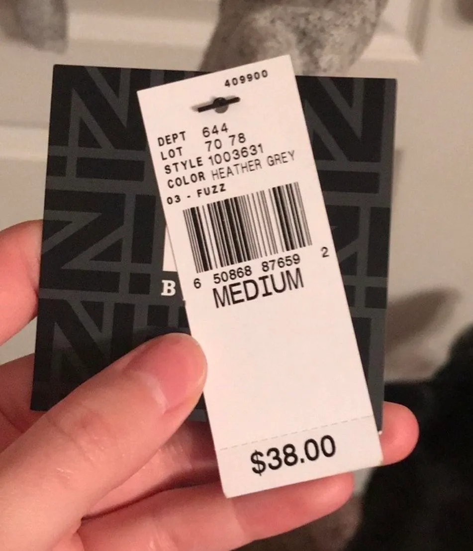 Flowy Sweater Gray Size M - Image 4