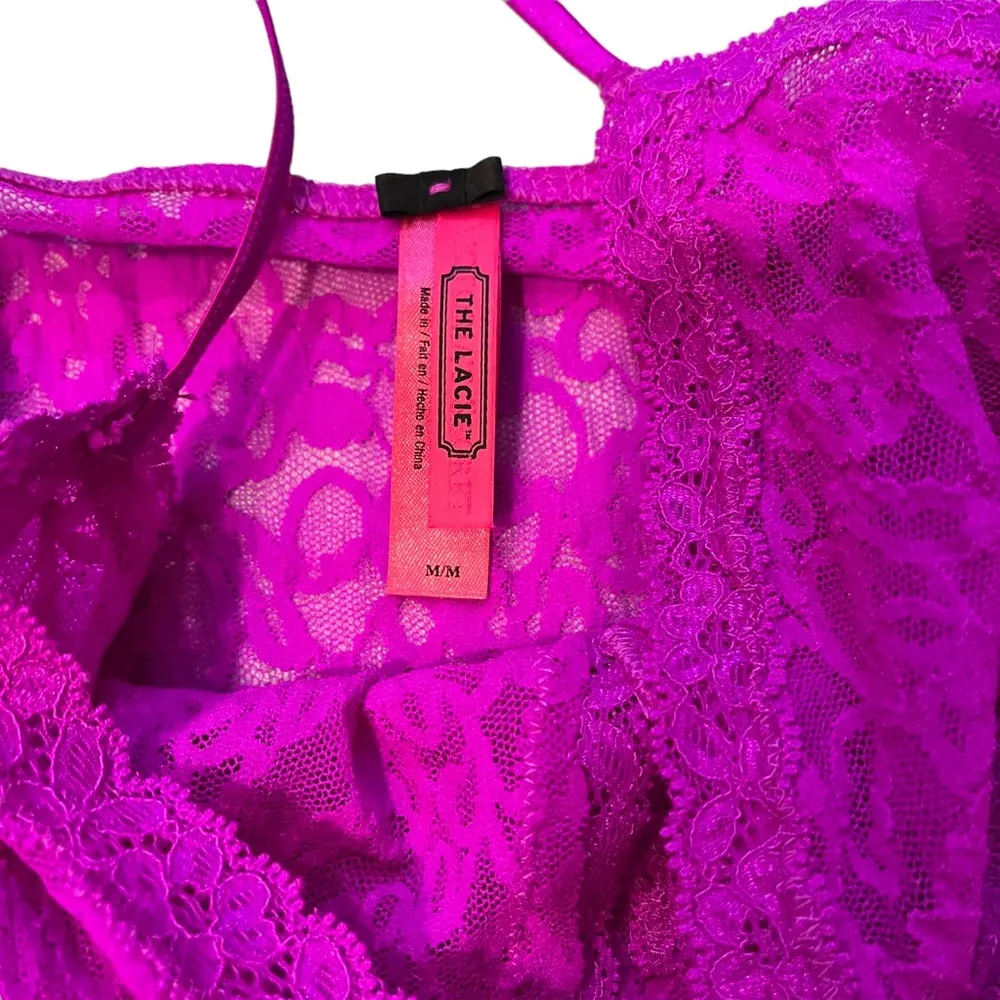 Victoria’s Secret The Lacie Magenta Slip Dress, Sz M - Image 11