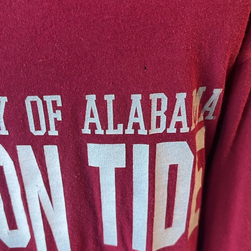 The University of Alabama Crimson Tide Long Sleeve TShirt Womens Large Red - Image 5