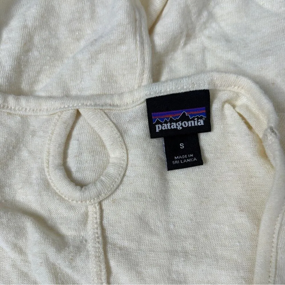 PATAGONIA Pale Butter Yellow T-shirt Womens Size Small Gorpcore Basics Spring - Image 4