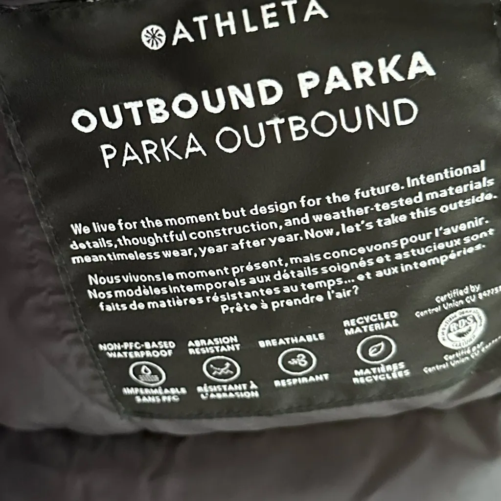 Athleta Outbound Parka Rainout NWOT - Image 10