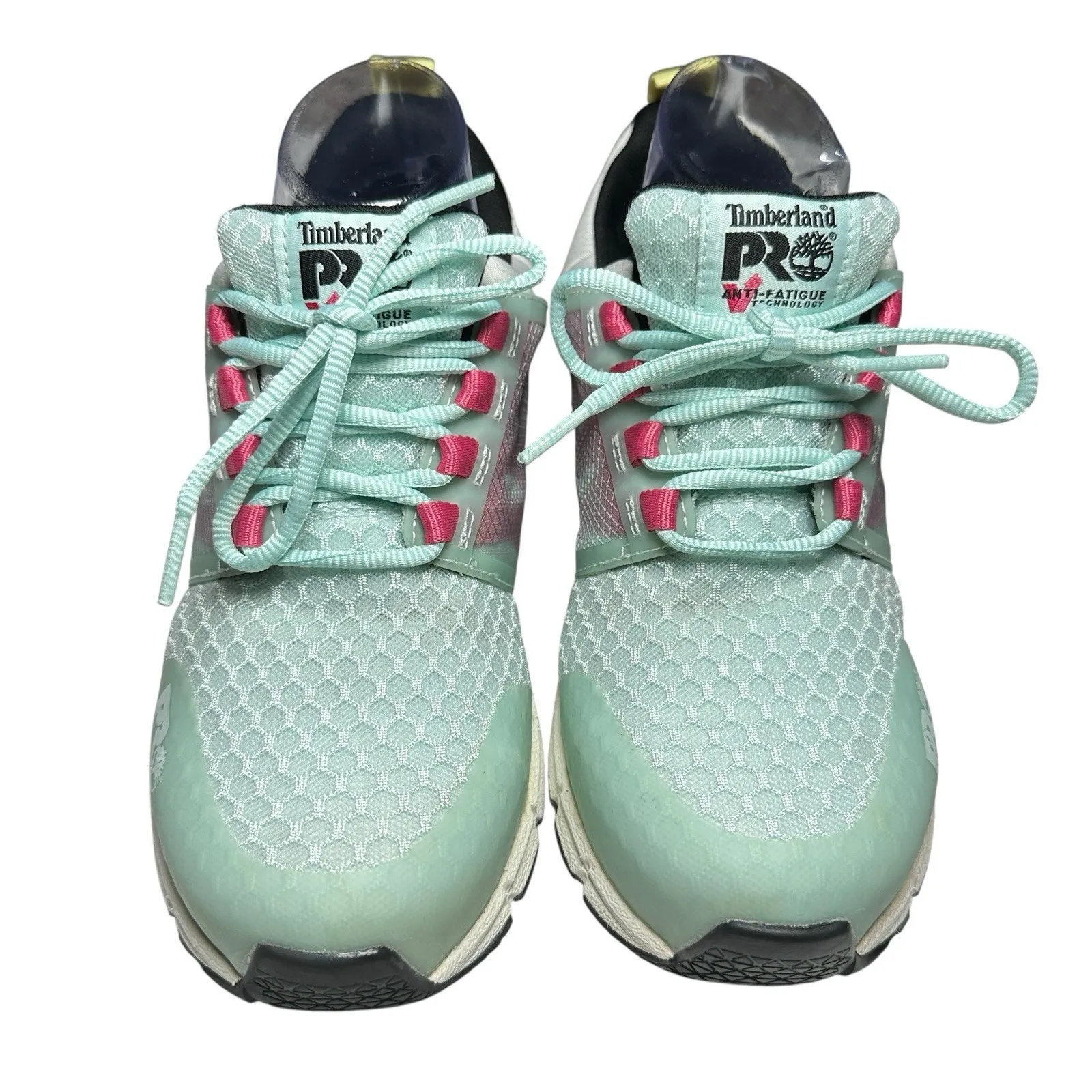 Timberland PRO 589 Radius Women's 8.5 Safety Shoes Composite Toe Work Sneakers Blue - Image 2