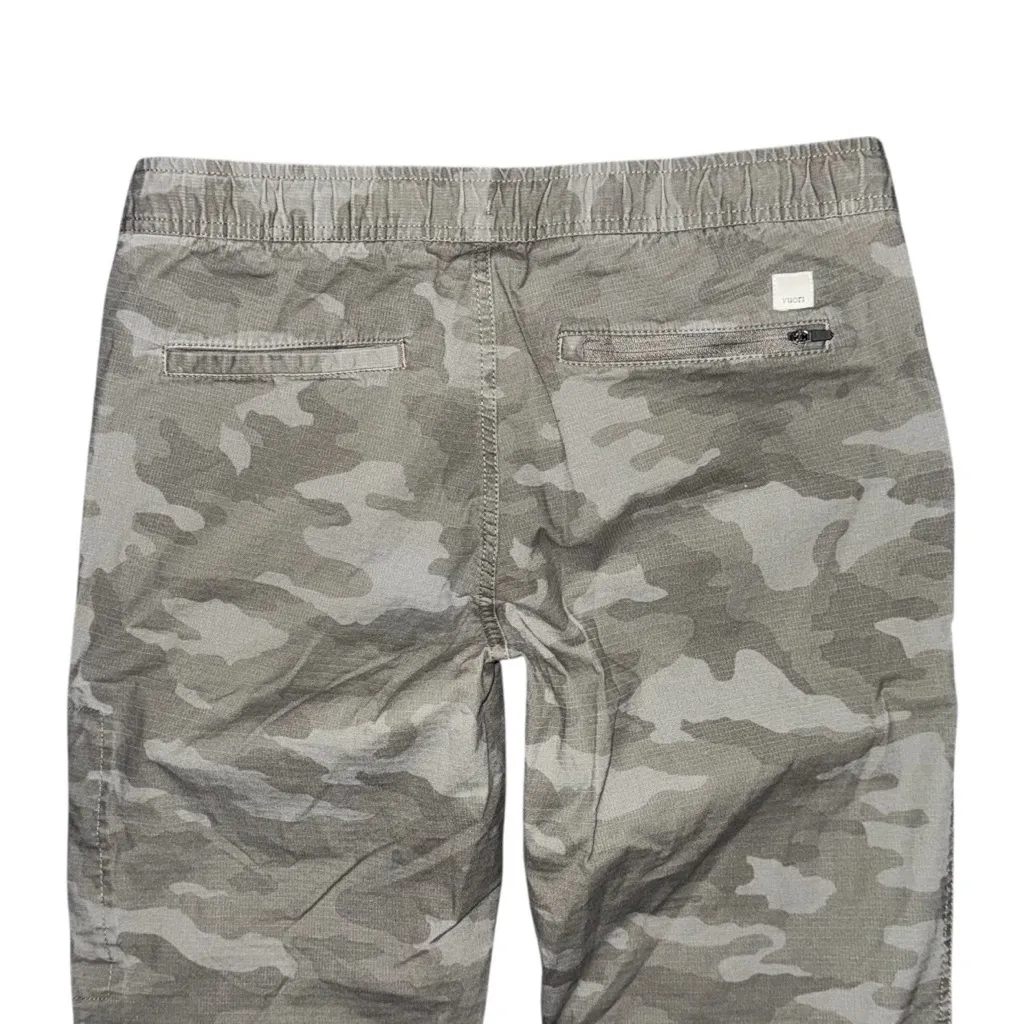 Vuori Women’s Ripstop Pants Size M Camo Green Organic Cotton Stretch Drawstring - Image 4