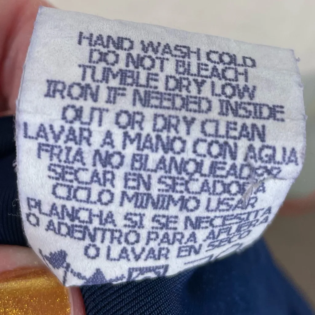 Vintage 90s Y2K Onyx Nite Velvet Maxi Slip Dress Size 12 Navy Blue Whimsigoth - Image 8