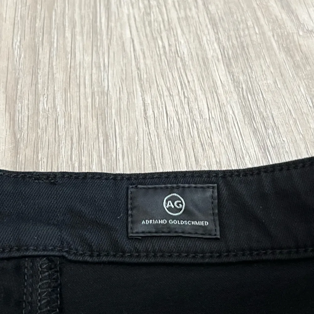 AG Adriano Goldschmied Farrah High Rise Skinny Jeans | Black | 27R - Image 6