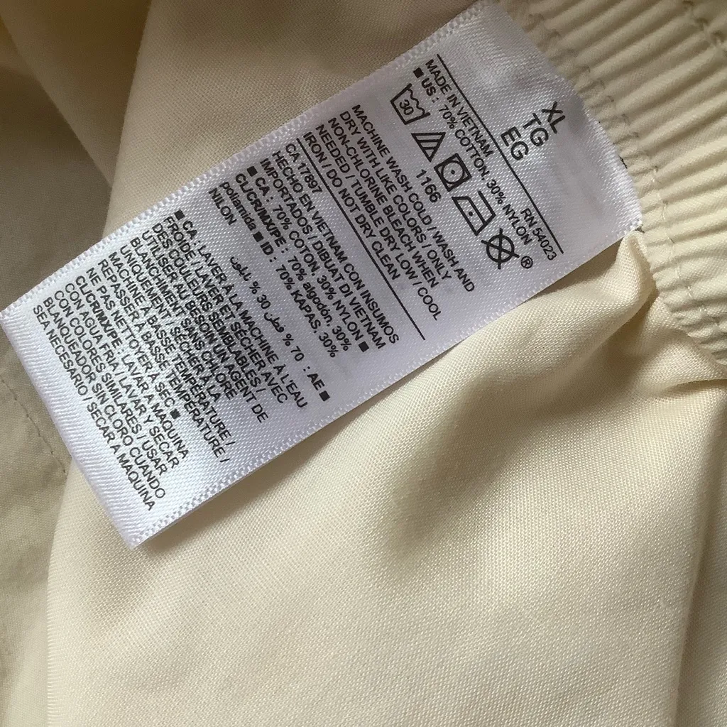 Old navy tapered jogger size XL pull on cargo pants high waist elastic waistband - Image 8