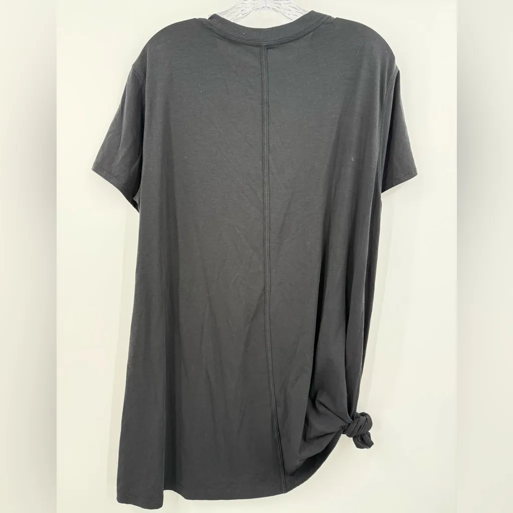 Lululemon Women's Black All Yours T-Shirt Dress Flowy Softstreme Size Medium‎ - Image 2