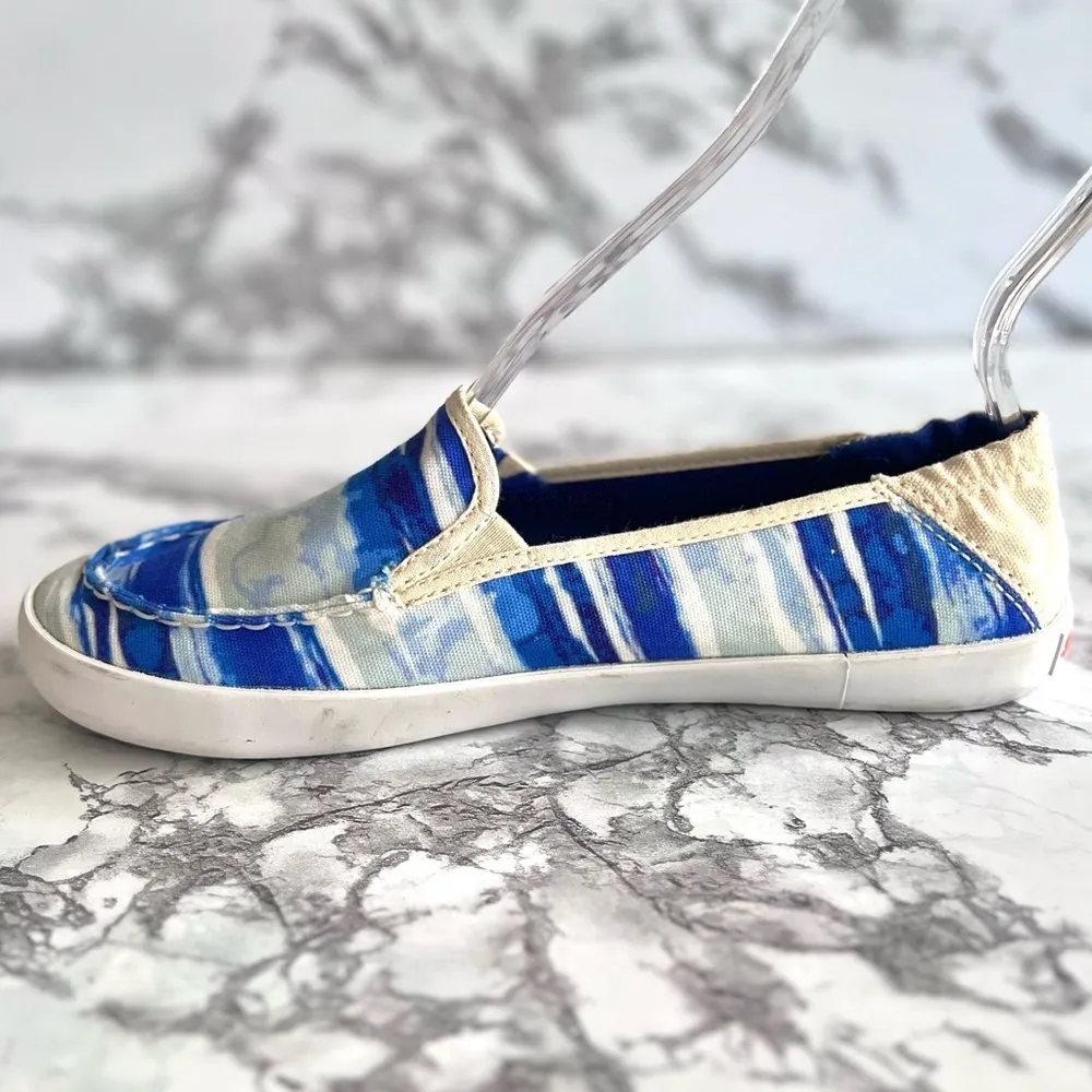 Tommy Bahama Elina Sneakers Blue Waves Nautical 6.5 Coastal Casual - Image 10