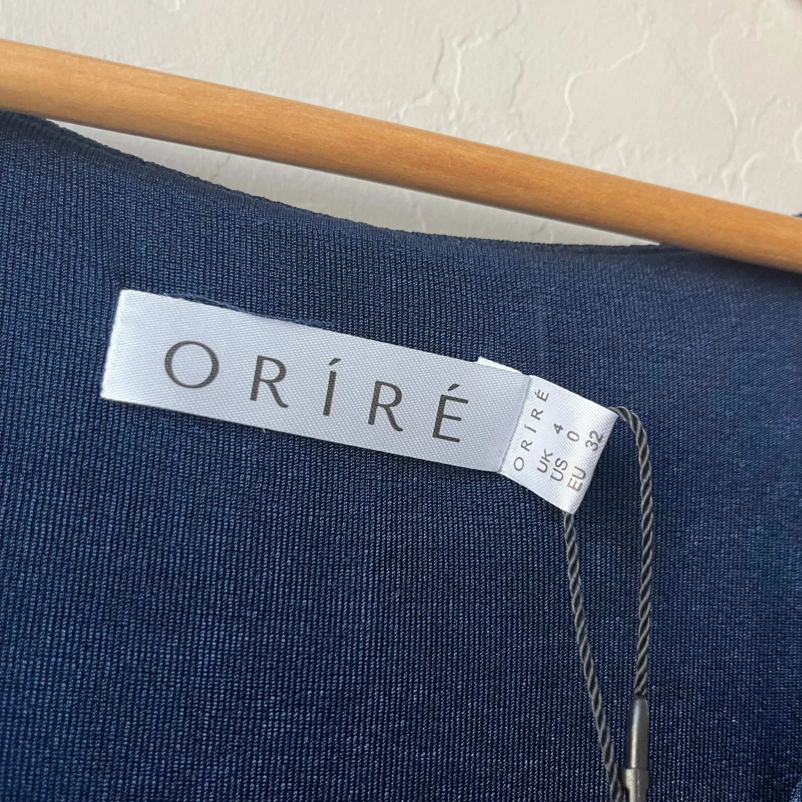 NEW ORIRE Dress Maya‎ Blue Ruched Long Sleeve Draped Maxi Gown Size 0 - Image 6