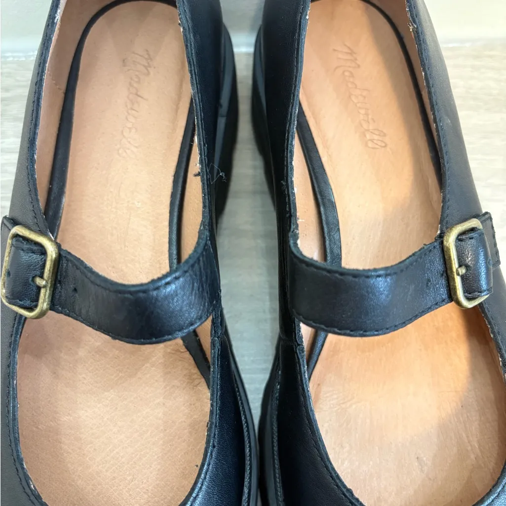 NEW Madewell The Freya Platform Lugsole Mary Jane in Black | Size 11 - Image 6