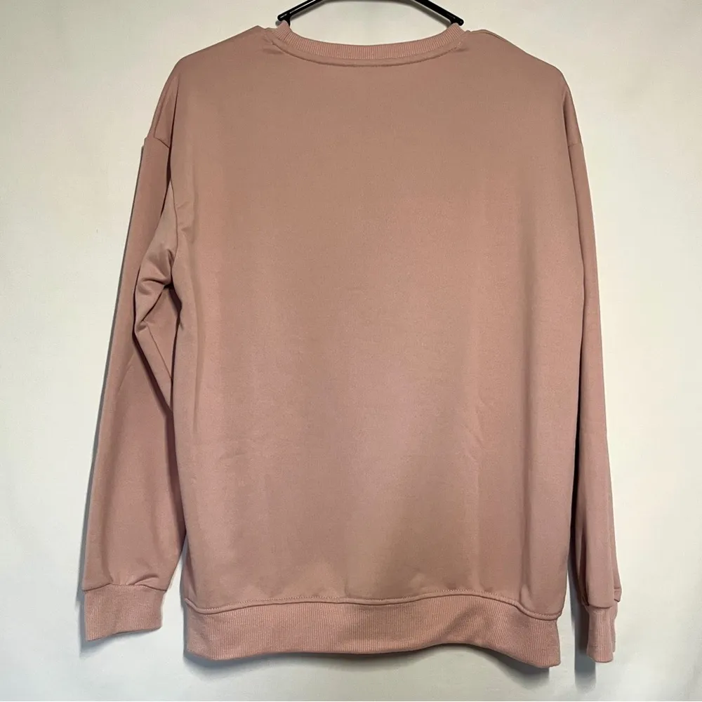 Gingerbread bakery sweatshirt Pink - Image 3